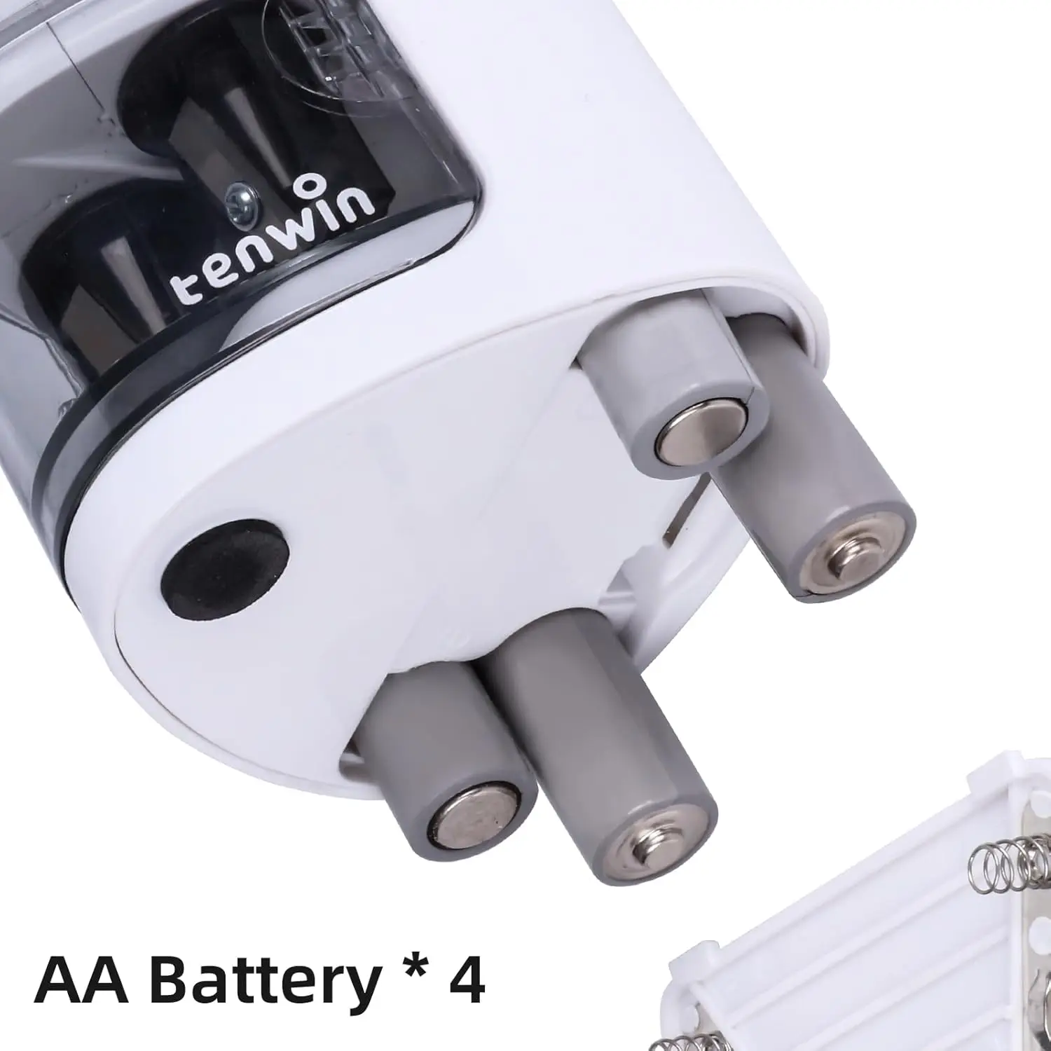 Tenwin-Two-Hole Lápis Sharpener elétrico, Interruptor automático Lápis Sharpener, Home Office e material escolar, Papelaria Art, Novo