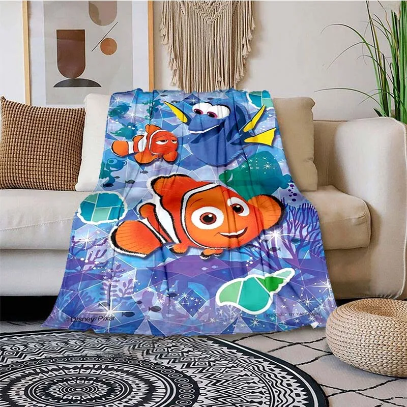 Disney Finding Nemo HD pattern printed blanket, adult children's home blanket, room decoration gift