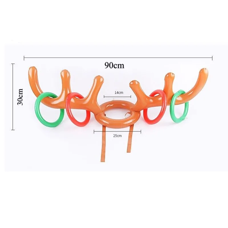 New Funny Inflatable Cactus Ring Toss,Outdoor Swimming Pool Accessories,Beach Party Supplies Travel Game Set Floating Pool Toys