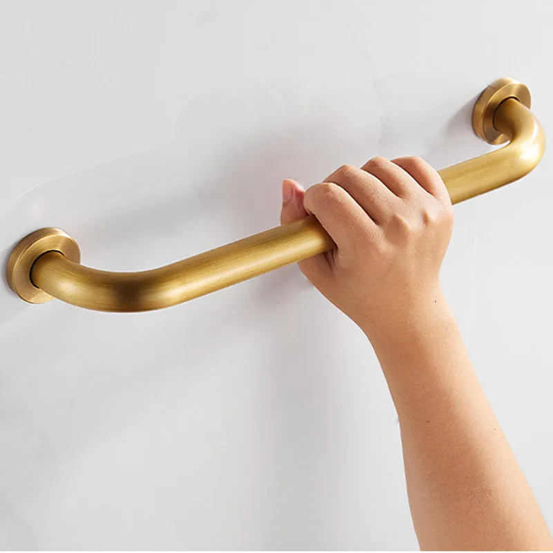 Anti-Slip Bathroom Grab Bar, Antique Bronze Toilet/Shower Safety Rail, Elderly Support Handle