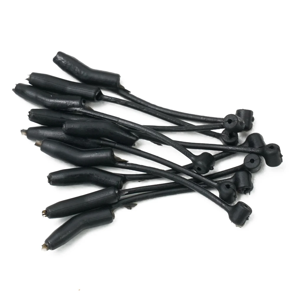 10/20/50pcs Carp Fishing Hook D-Rig Kickers Hook Anti Tangle Sleeves For Ronnie Rigs Fishing Tackle Accessories