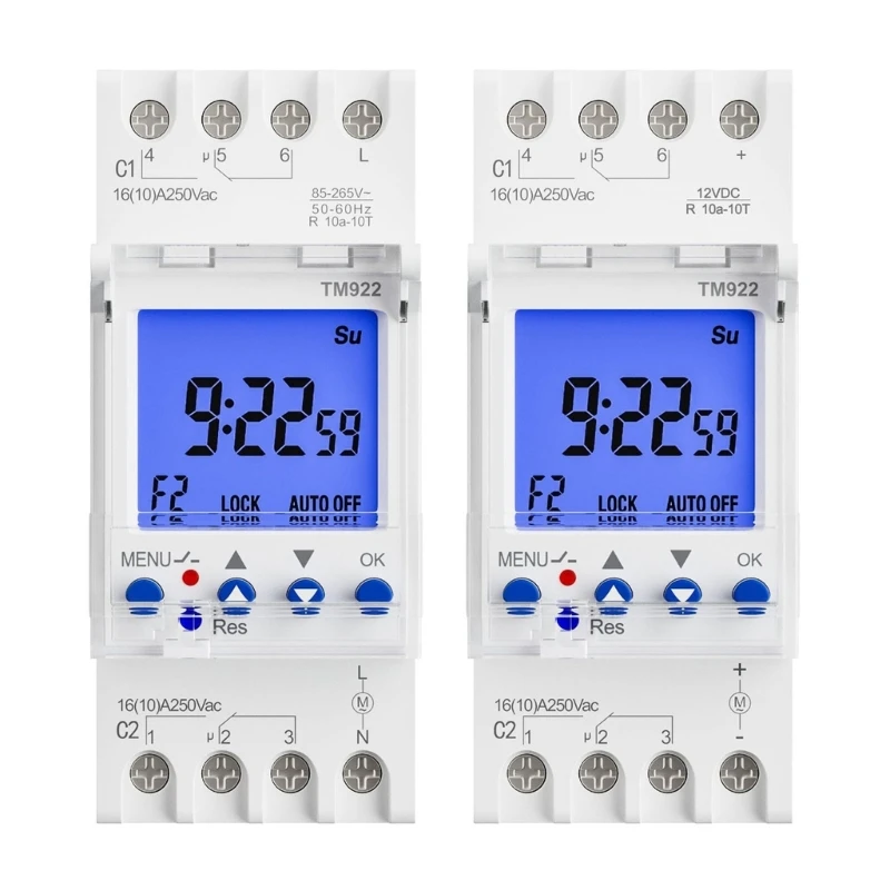 

Two Way Independent Control Timers modules Timing Switches for Electrical Devices Dropship