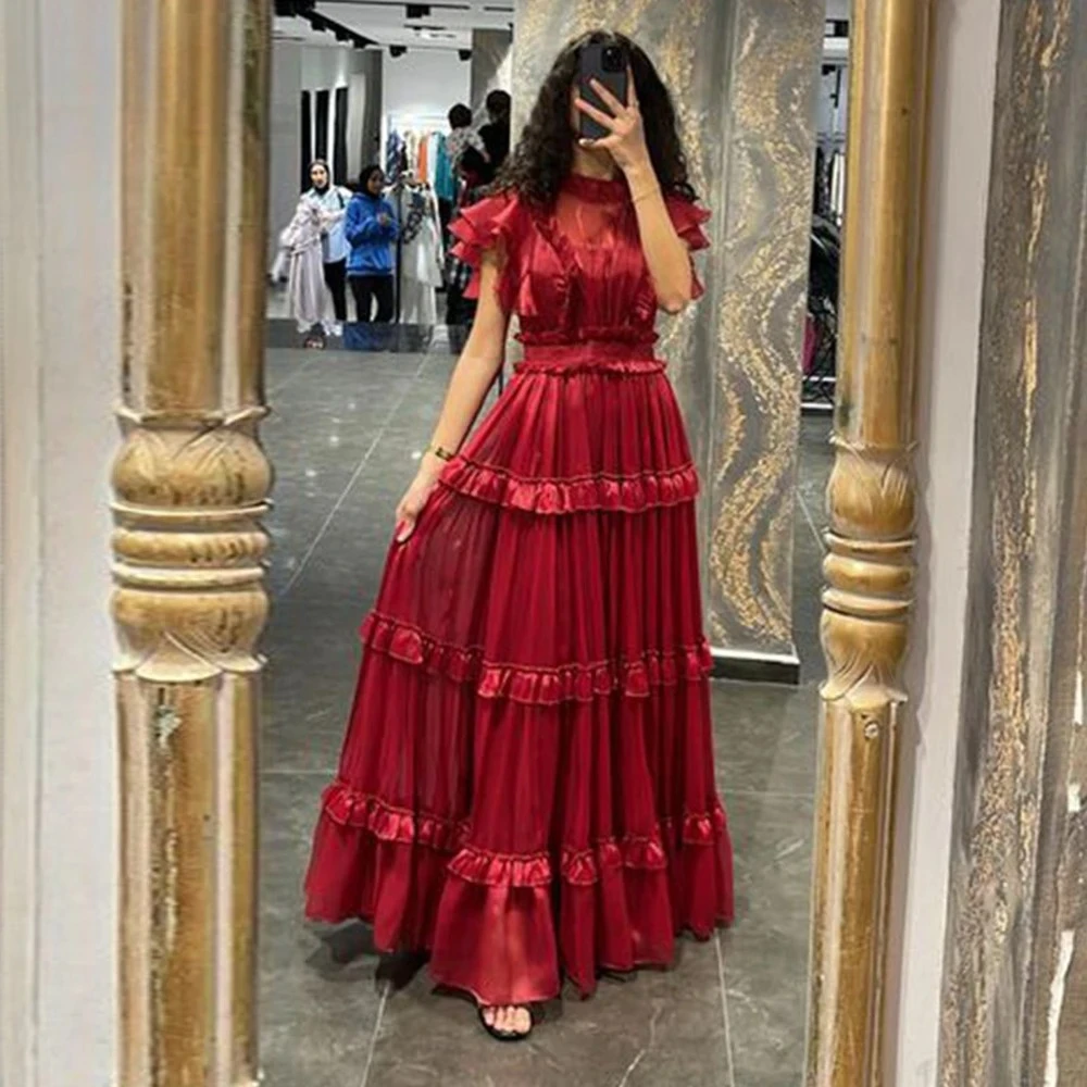 

Customized Elegant Prom Dresses Sexy Ruched Evening Gowns Formal Occasion Exquisite High Quality Draped Party Dress for Women