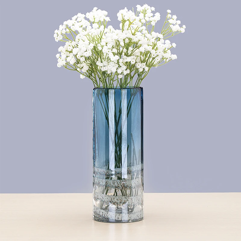 Dining table creative wave glass vase ornament living room flower arrangement Nordic creative decoration