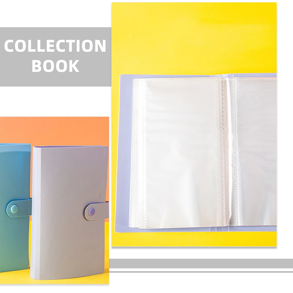 

2pcs Pages Portable Coin Album Coin Money Book Album for Holder For Bills Bill Holder Book Bills Coins Storage Travel