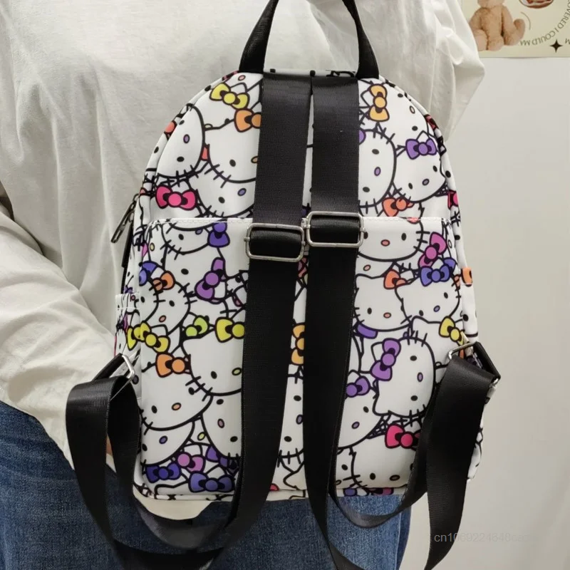 Sanrio Hello Kitty Full Printed Aesthetic Mini Backpacks Y2k Japanese Korean Style Cute Bags Women Small Shoulder Bag Girls Gift