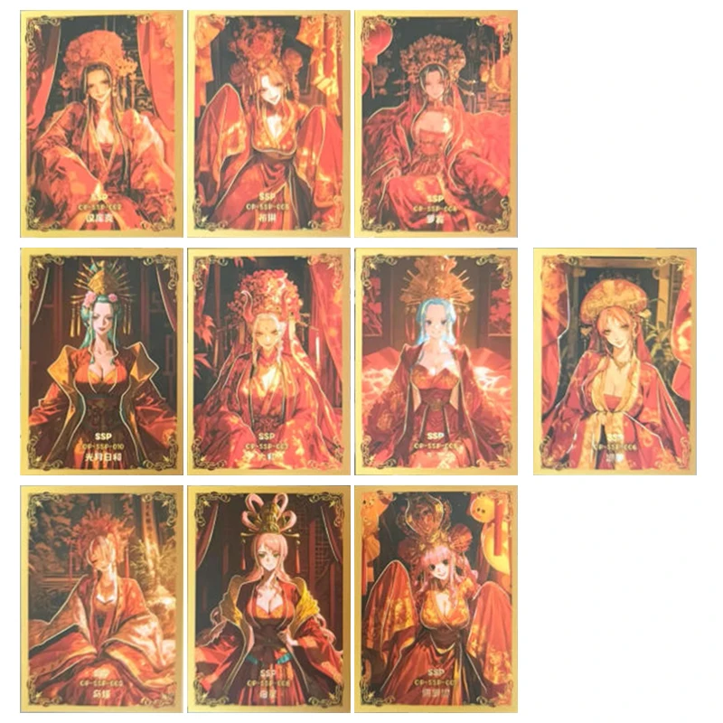 

Японское аниме ONE PIECE Vinsmoke Reiju Shirahoshi Boa Hancock Nami Коллекционные карты, подарок на Рождество и день рождения, игрушка для детей