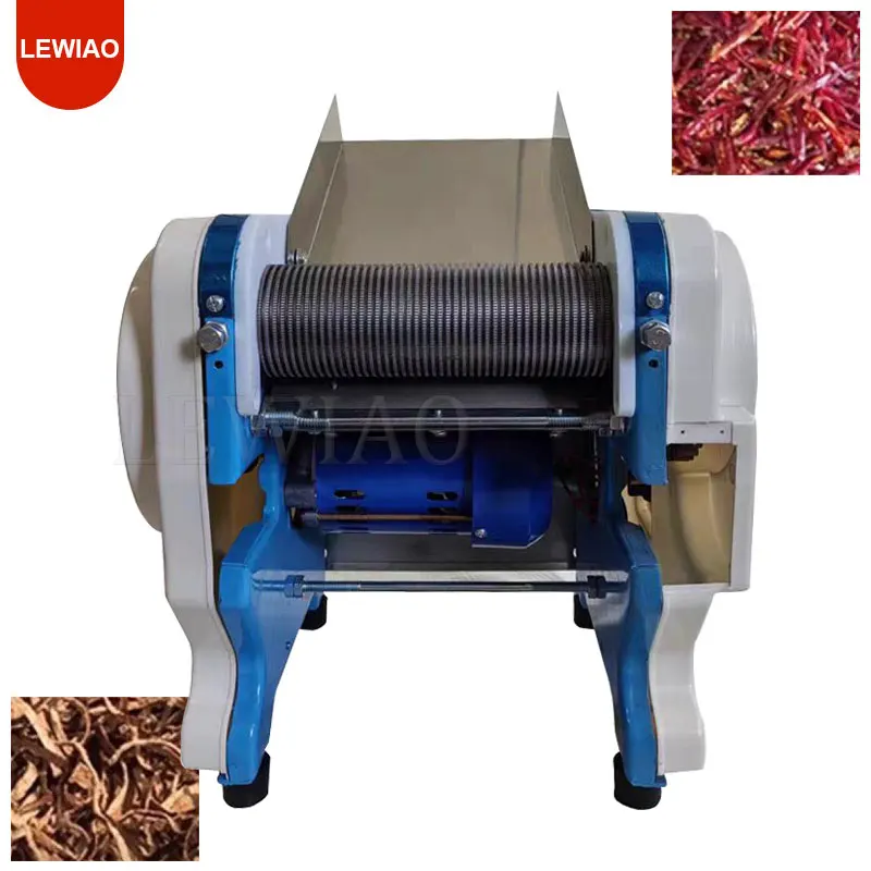 Multi-Function Electric Dry Pepper Cutting Shredding Machine Commercial Kelp Tangerine Tofu Peel Vegetable Shredder Cutter