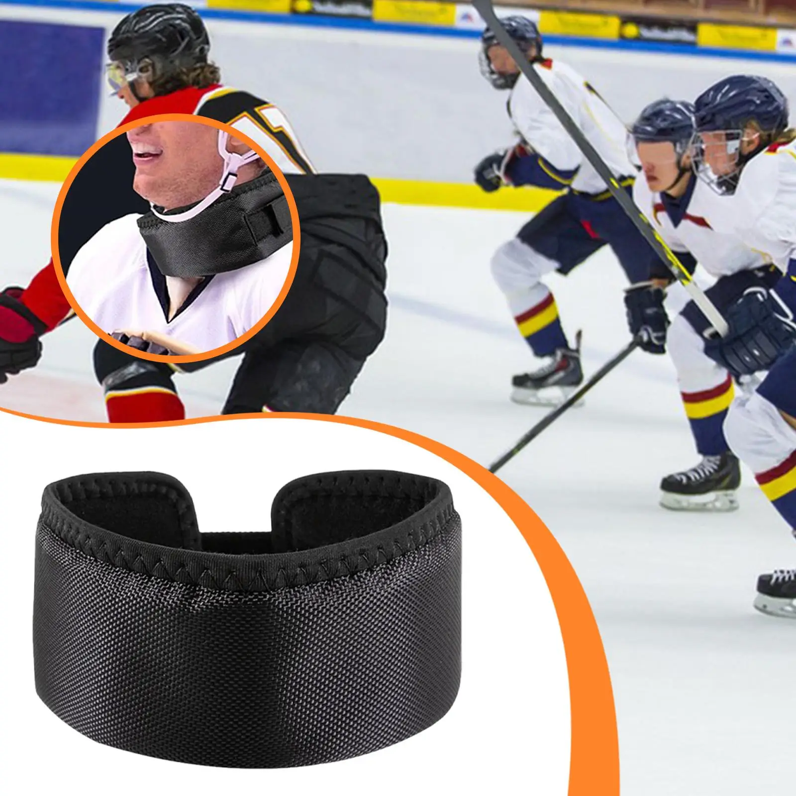 hockey-neck-guard-lightweight-adjustable-premium-throat-protector-winter-ice-hockey-protective-gear-for-goalkeeper-junior-sports