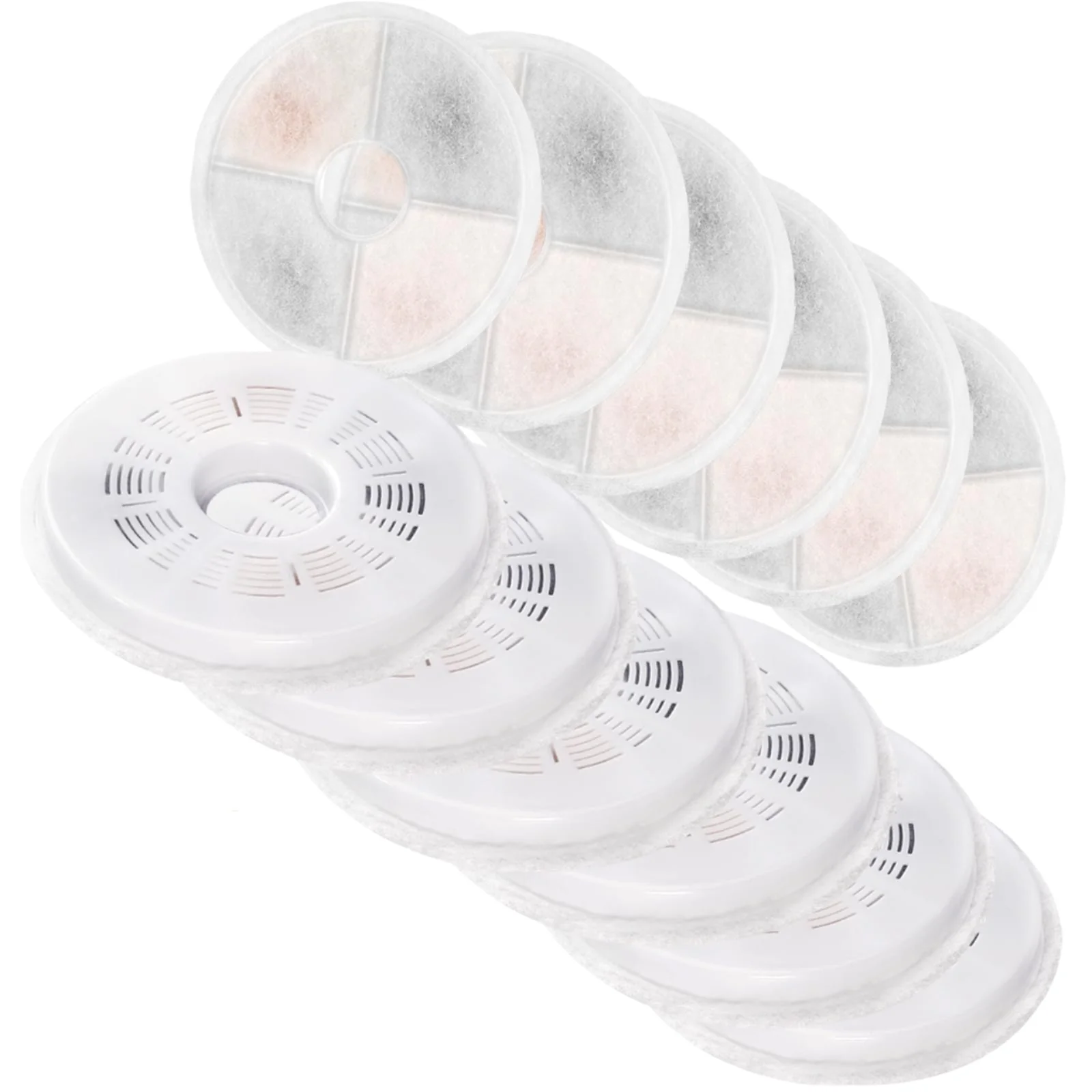 

12 Pack Replacement Water Fountain Filters for Cats, Compatible with 3L Flower Water Dispenser, Automatic Pet Filter for Dogs