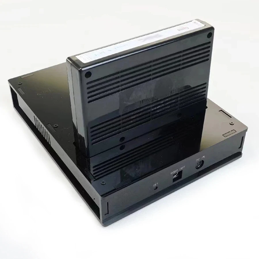 Arcade MV1C / MV1B coque Cbox en acrylique Transparent/noir NeoGeo Supergun MVS SNK Kits de bricolage avec Support de sortie vidéo DB15 / SS