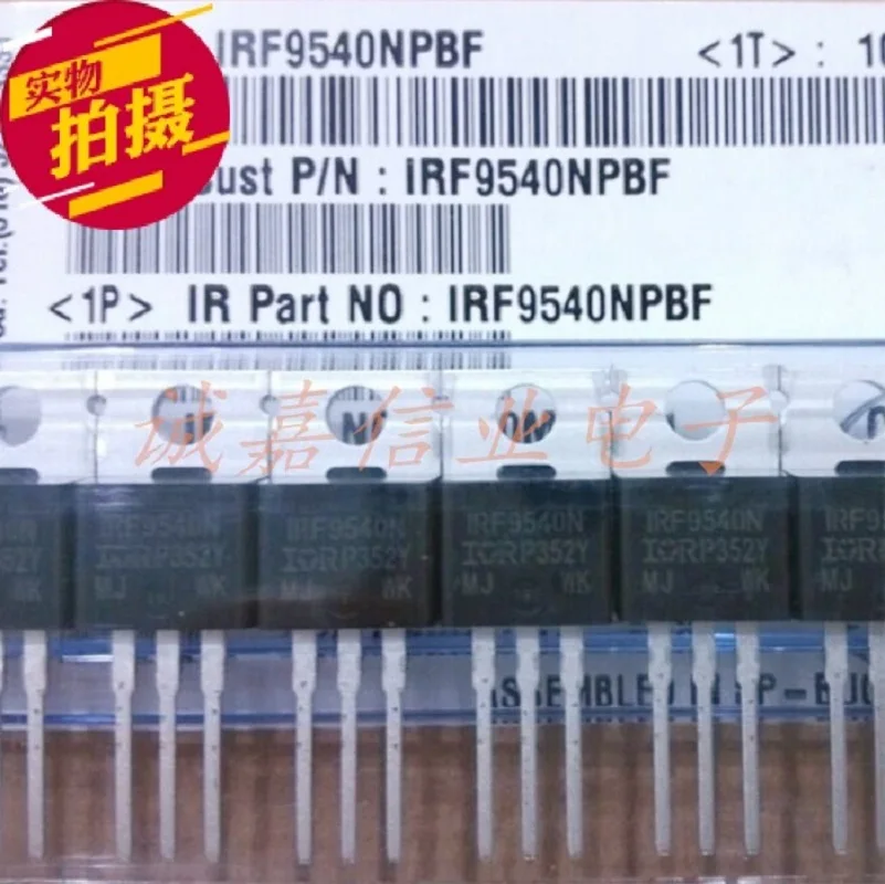 10pcs/Lot IRF9540NPBF TO-220-3 IRF9540N MOSFET MOSFT PCh -100V -23A 117mOhm 64.7nC Operating Temperature:- 55 C-+ 150 C