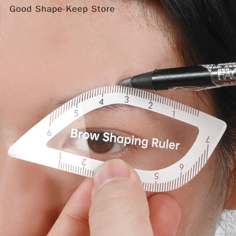 1PC Quick 1-Minute Brow Mapping Lineal Augenbrauenformungswerkzeug für Microblading und Permanent Makeup Schablonen Einfaches Design Zeichnen