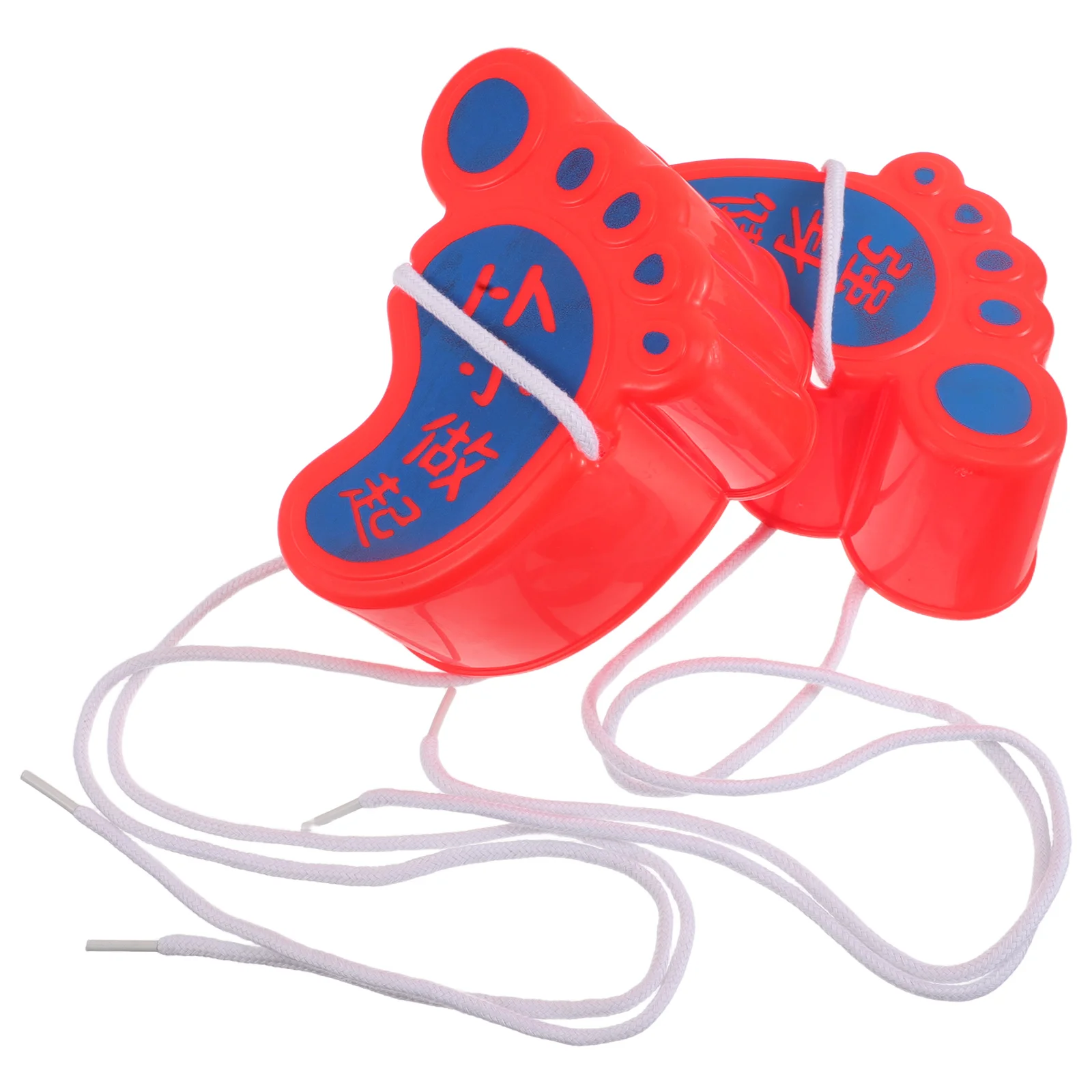 Trampoli da passeggio per bambini Giocattoli di bilanciamento Integrazione sensoriale Allenamento Trampoli per bambini Attrezzatura prescolare rossa Plastica