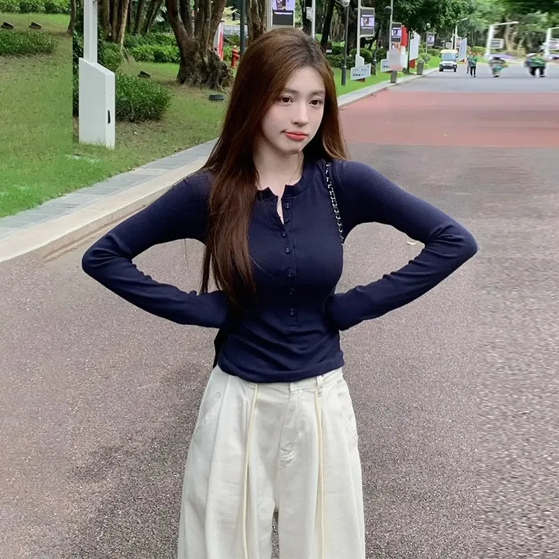 

Long Sleeved T Shirts Basic Womens Winter Plush Inner Thermal Protection Smoothing Mockneck Elegant Lady Trend Refined Urban Tee