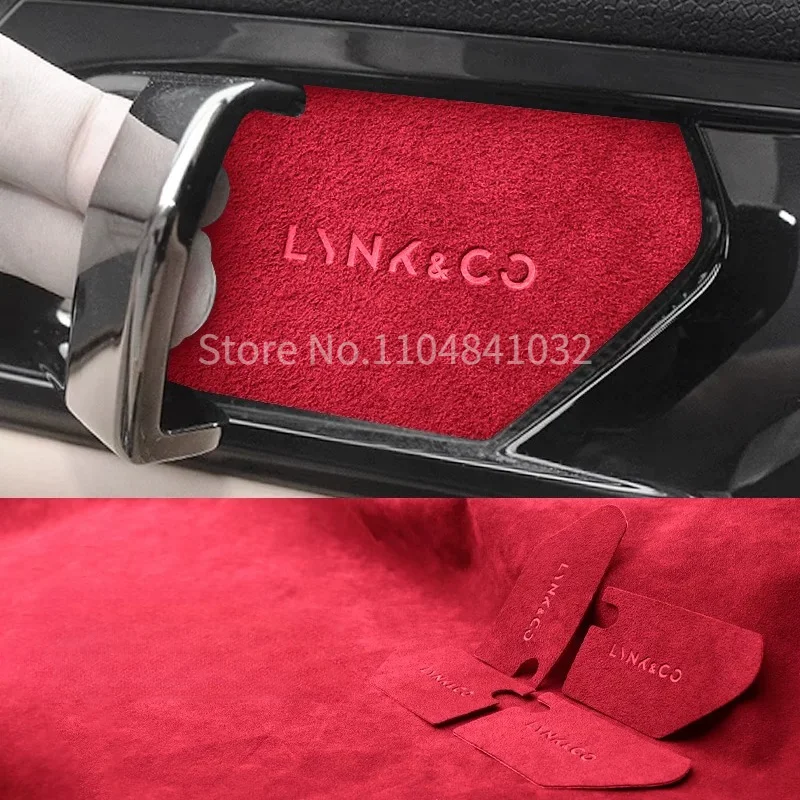 Beschermende stickers voor de binnenkant van de deurgreep van Lynk & Co 01 02 03+ 05 06 09 2026 2025 2024 2023 2022 2021 2020 2019 (suède)