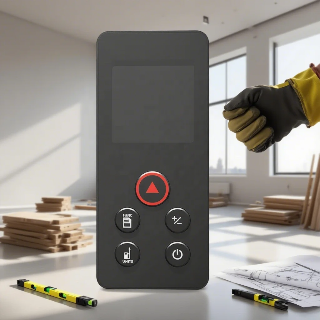 

Лазерный измерительный инструмент, ЖК-дисплей с подсветкой 60 м и функцией отключения звука, лазерный измеритель расстояния для украшения интерьера, строительства