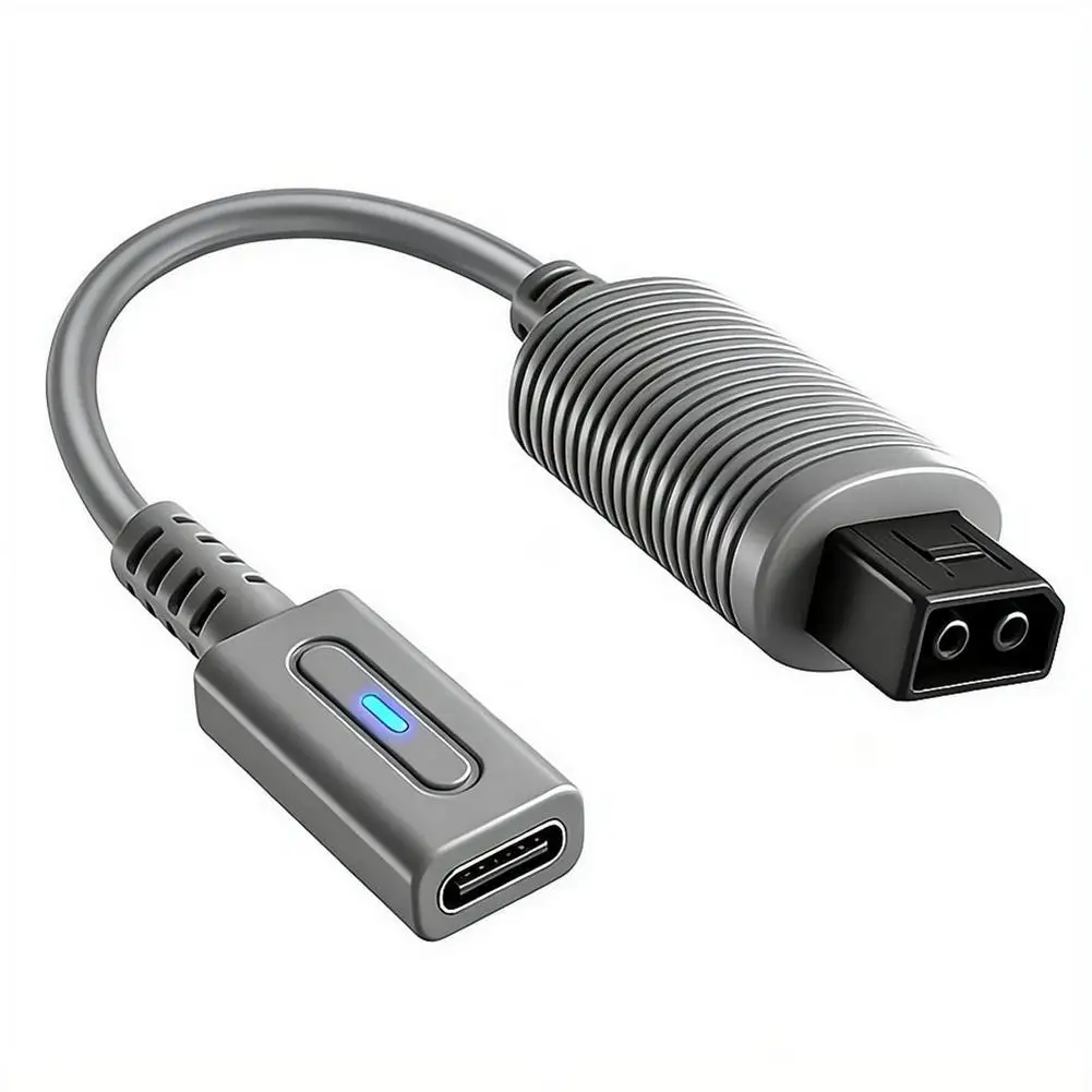 Cable PD tipo C de 45W para controlador Wii, Cable adaptador de carga USB C, Cable convertidor LED para consola Wii, Cable de alimentación