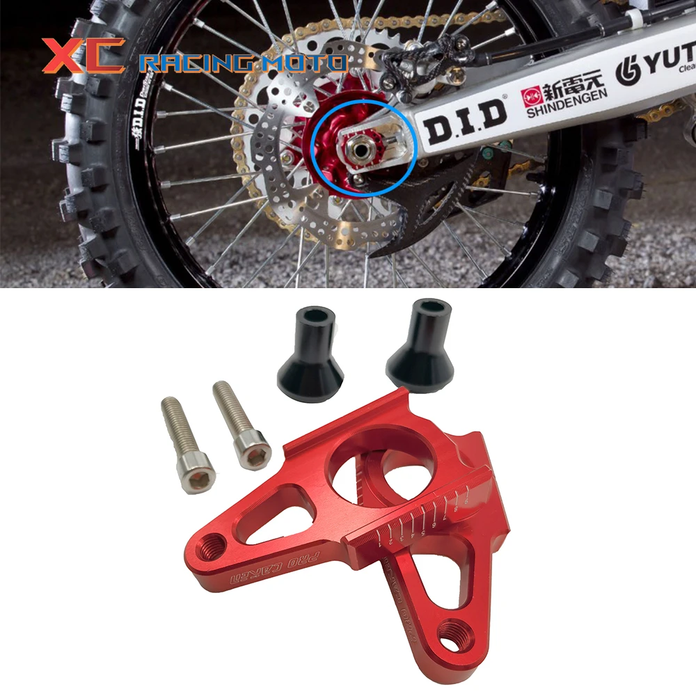 

Motorcycle CNC Rear Adjuster Block Chain For HONDA CR CRF 125 250 250R 250X 250RX 450R 450X 450L 450RX 2002 2003 2004 2005-2022