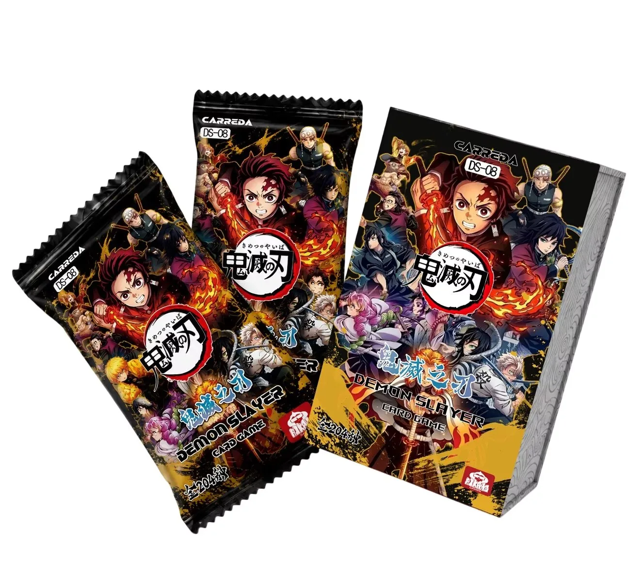 AIKAHO Demon Slayer Kimetsu No Yaiba Wave 8 Collection Cards Anime TCG Booster Box Rare Trading Cards for Fans Collectible Gift