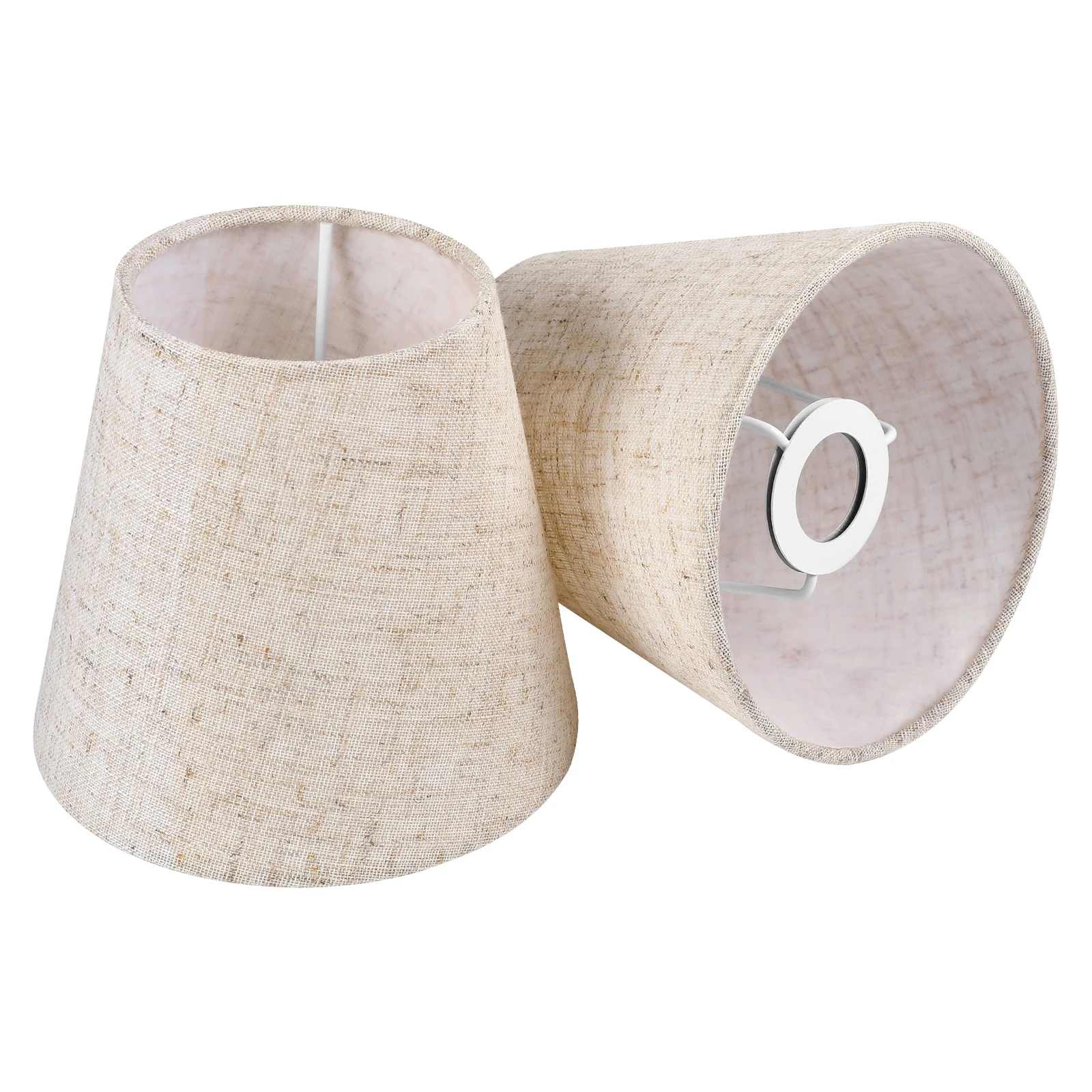 

2 Pcs Fabric Lampshade European Style Light Cover for Ceiling Ch Bedroom Table Desk Lamp Shades Replacement Decorative