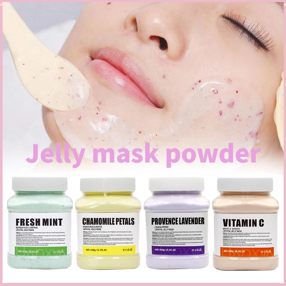 

Желейная маска для лица Профессиональная розовая гладкая маска для лица Увлажненная питательная гидрожелевая маска Пудра Гель Отшелушивающая маска Пудра