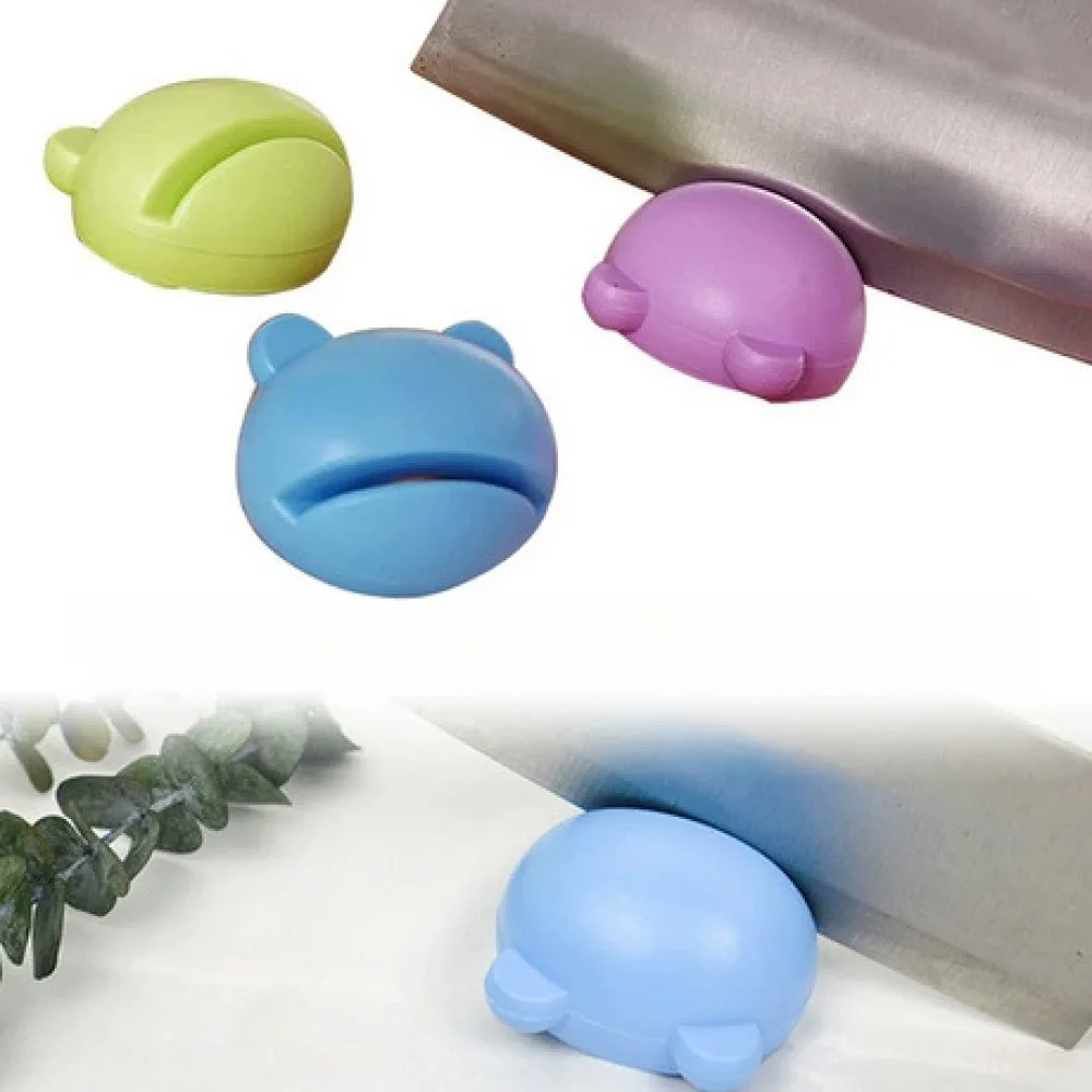 Mini Bear Shape Knife Sharpener, Portable Multifunctional Quick Knife Sharpening Tool for Kitchen, 2 Pieces Random Colors