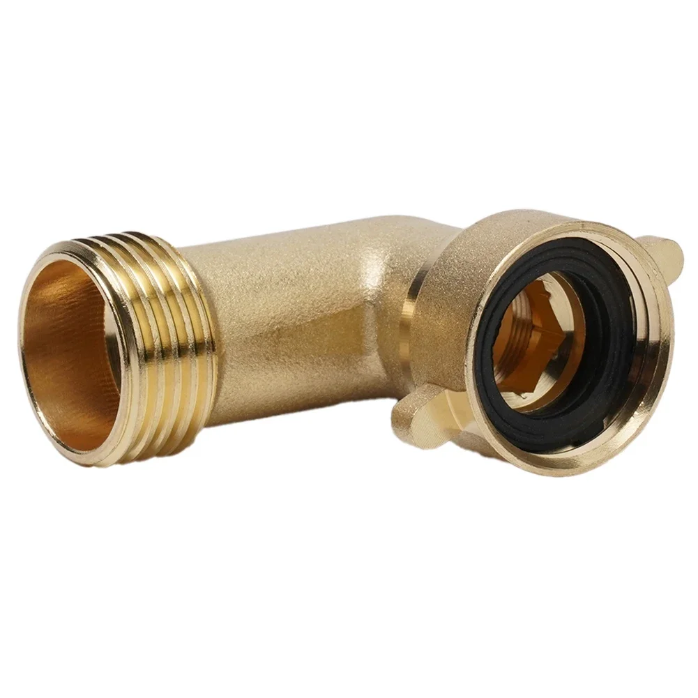 Joint 90 Degree Angle Water Pipe Brass Connector High Quality RV Water Intake Hose Fittings 1Pcs New Camper Trailer