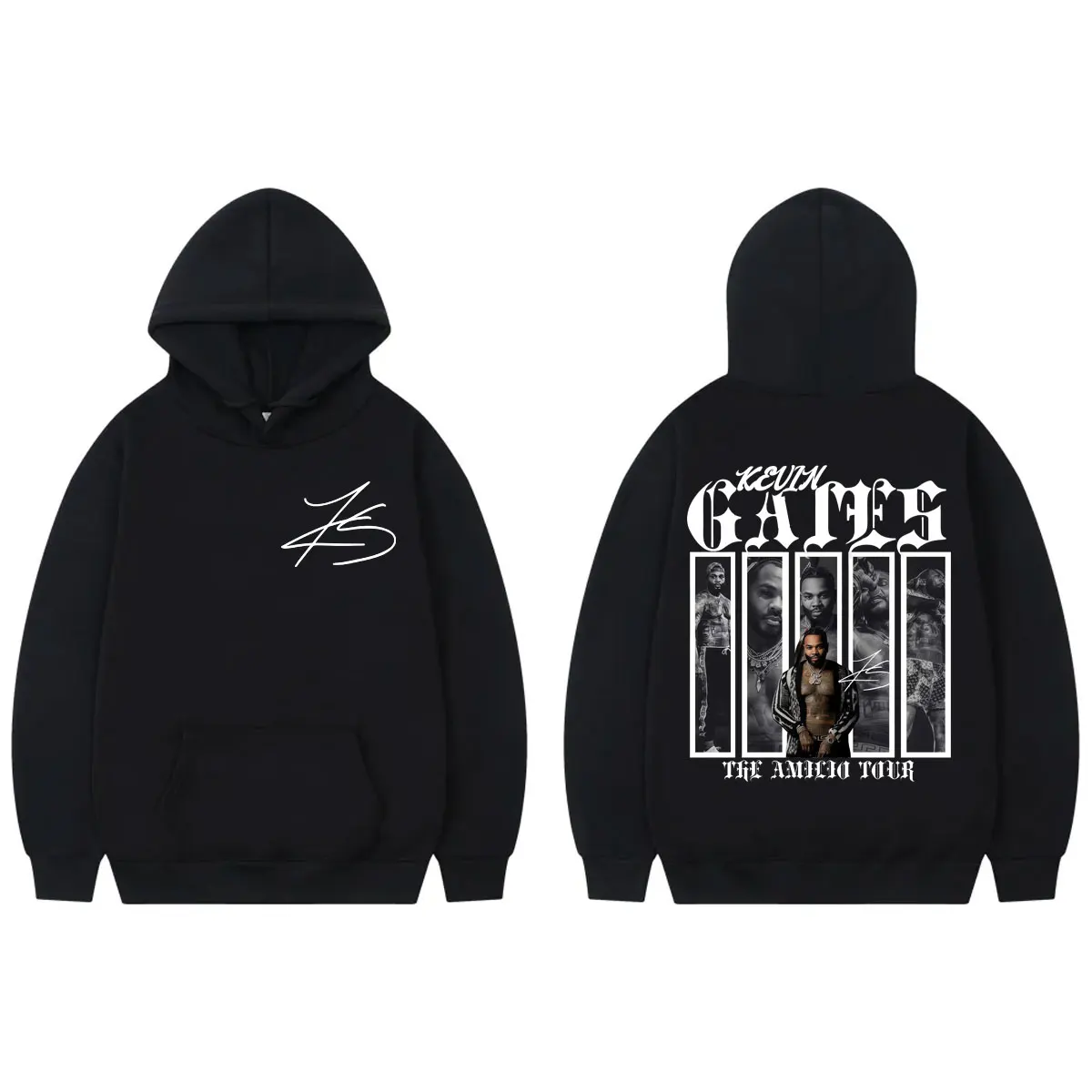 

Rapper Kevin Gates The Amilio Tour 2025 Merch Hoodies Harajuku Hip Hop Hooded Sweatshirts Men Women Vintage Fashion Pullovers