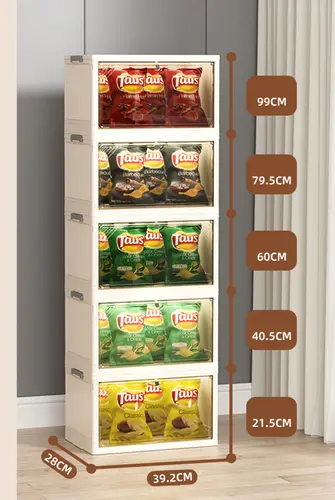 Folding Storage Box Plastic Clothes Organizer Toys Books Trunk Car Wardrobe Cabinet Organizer Home Large Foldable Organizing Bin - Image 20