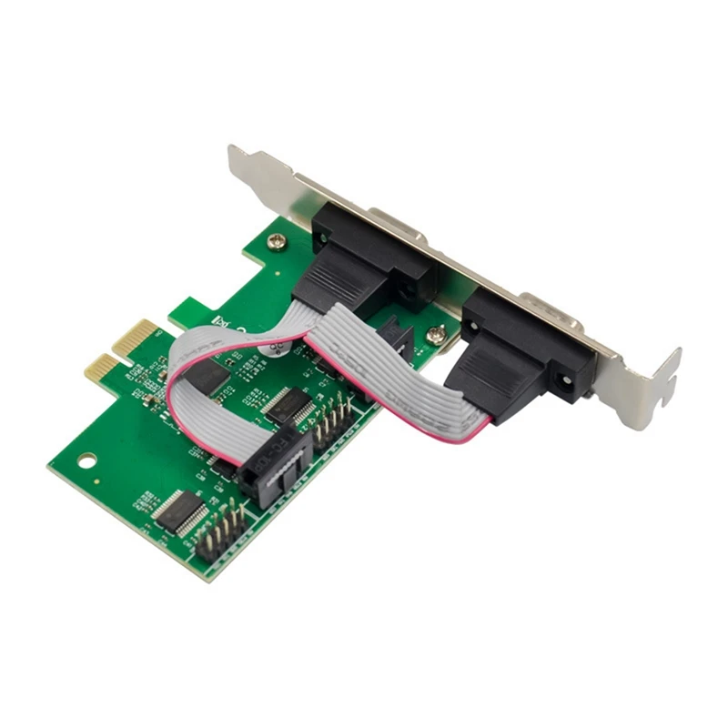 Карта расширения ST318 Pcie X1 AX99100 4S DB-9 Pin RS232 COM1 Порт Многофункциональная удобная карта расширения Простота в использовании