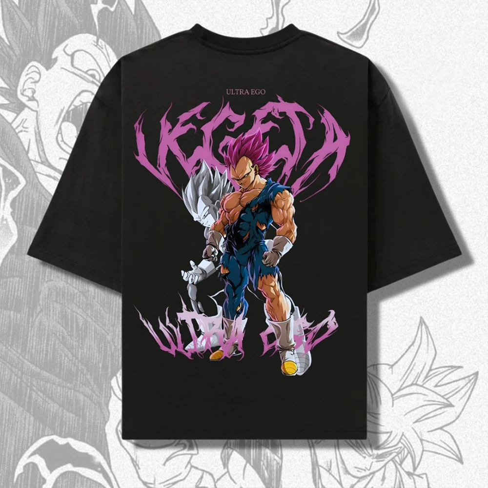 

2025 Goku Black Licensed T-Shirt - Dragon Ball Super Y2K Style Cotton Tee for Anime Enthusiasts & Fashionistas