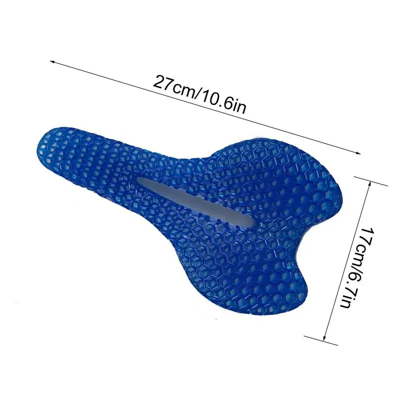 With Cover Ultra Soft Silicone Gel Pad Cushion Cover Bicycle Saddle Seat MTB Mountain Bike Cycling Thickened Extra Comfort