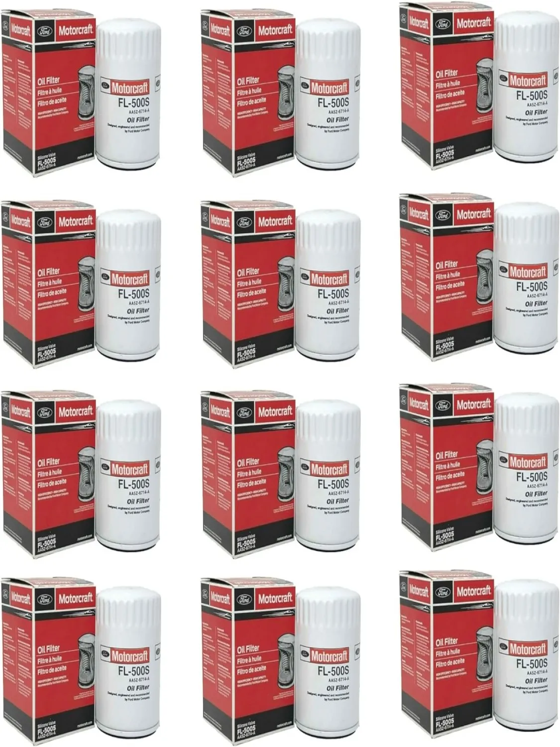 Motorcraft FL500S-12PK Oil Filter (Aa5Z6714A)