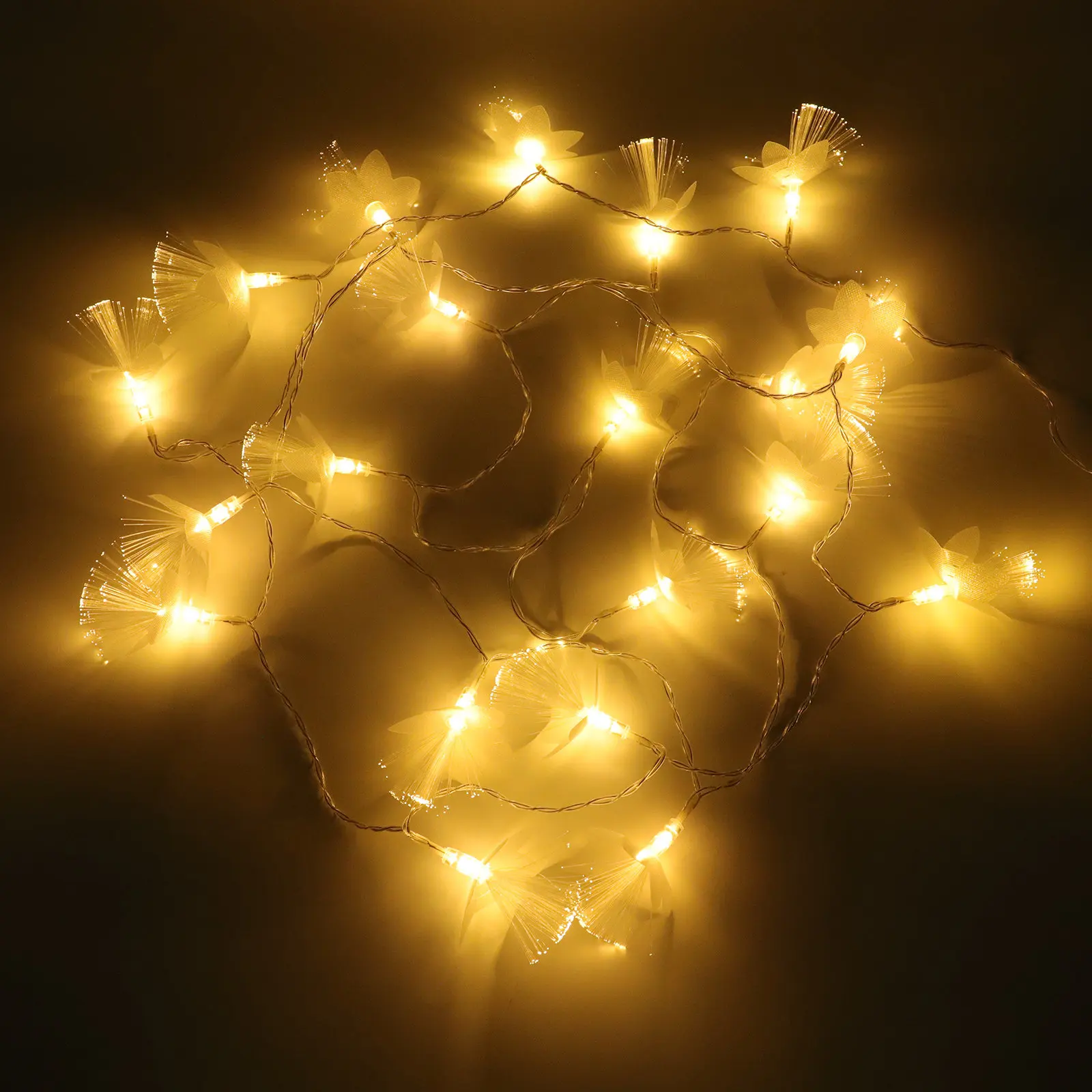 

1Pcs Fiber Optic Star String Light LED Decorative Lamp for Bedroom Party Christmas Tree Window Wall Night Scene Warm Atmosphere