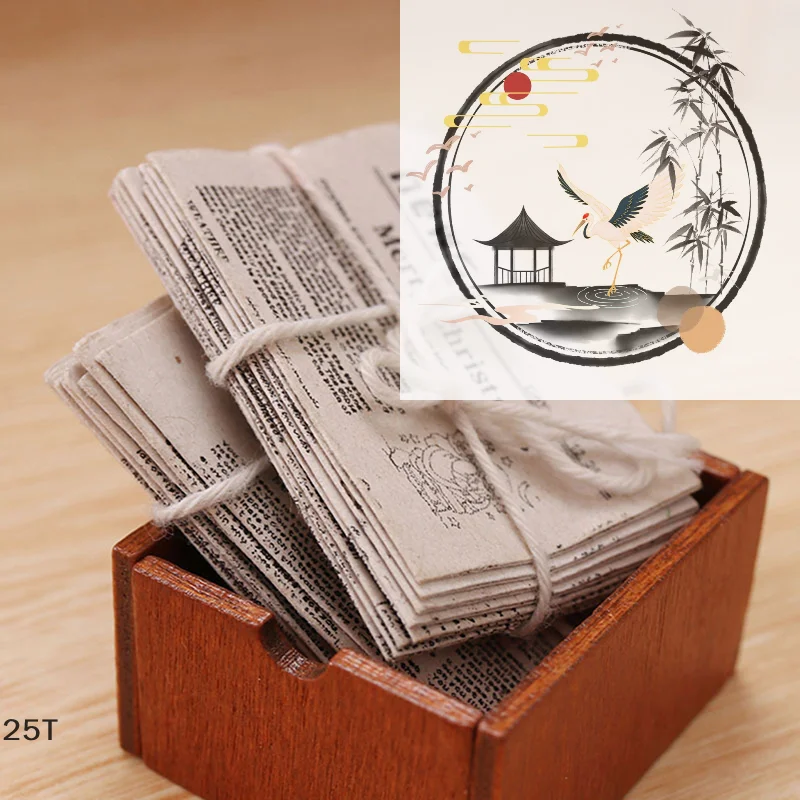 

1/12 Dollhouse Miniature Retro Newspaper Set Simulation Model Toys Home Furniture Accessories