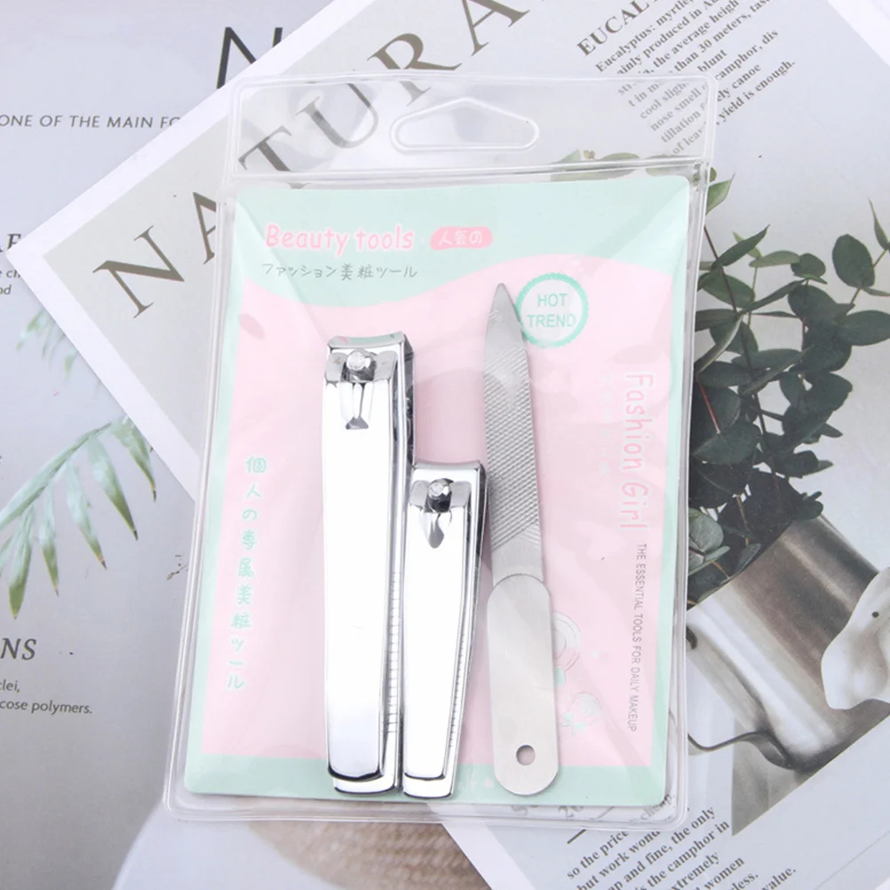 3-teiliges hochwertiges Nagelfeilen-Set, schnell und einfach zu formen, langlebiges Maniküre-Set für Freunde, Familie, Geschenke, Nagelschneider, Maniküre-Werkzeug