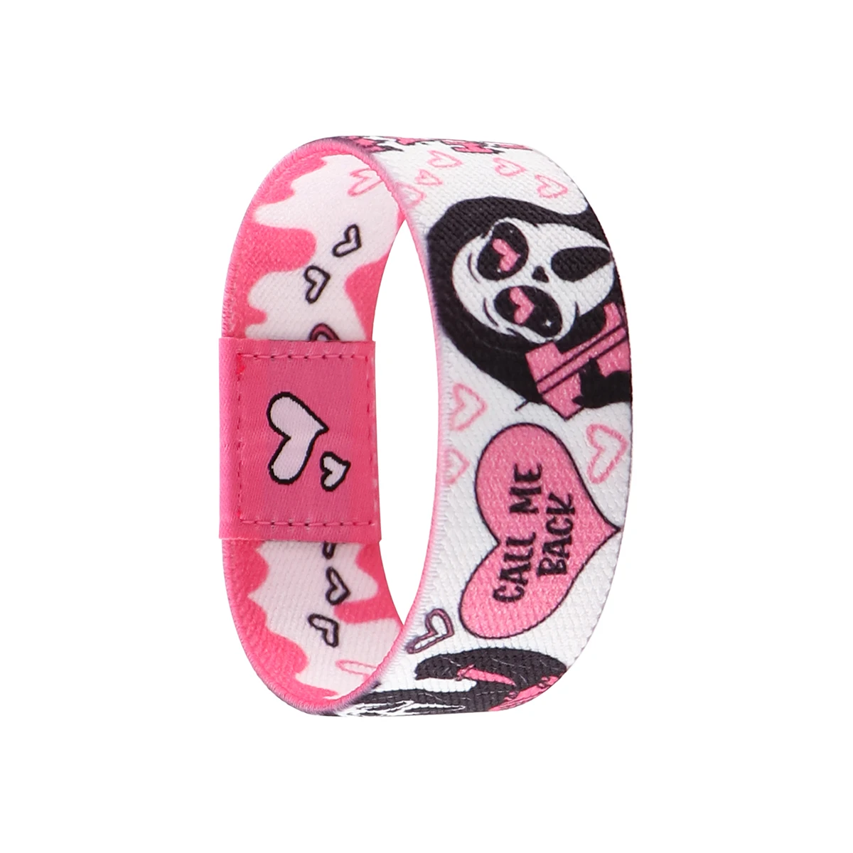 Halloween Horror Movies Stretch Wristband Bracelet Cartoon Bracelet Gift Pattern Wide Band Bangles Fashion Accessories