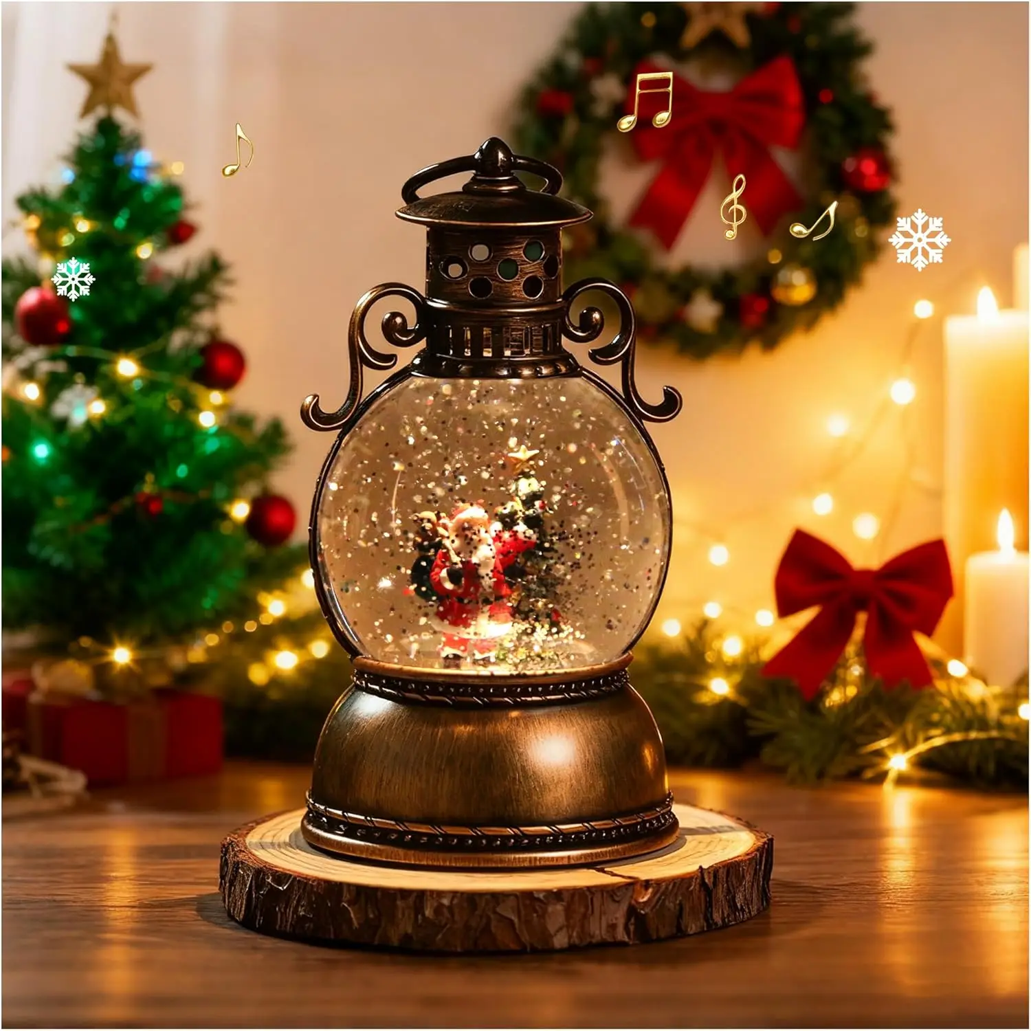 Santa Snow Globe La… - image