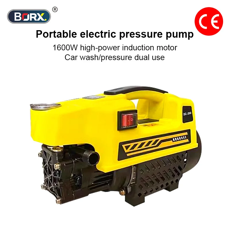 Portable electric pipeline pressure testing pump high-pressure PPR water pipe pressure machine heating high flow portable car