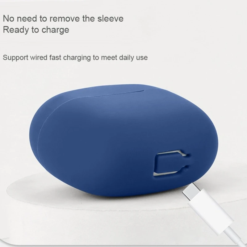 Silicone Protective Case For Skull candy Rail Wireless Earphone Not Scratch & Shockproof Cover Sleeve