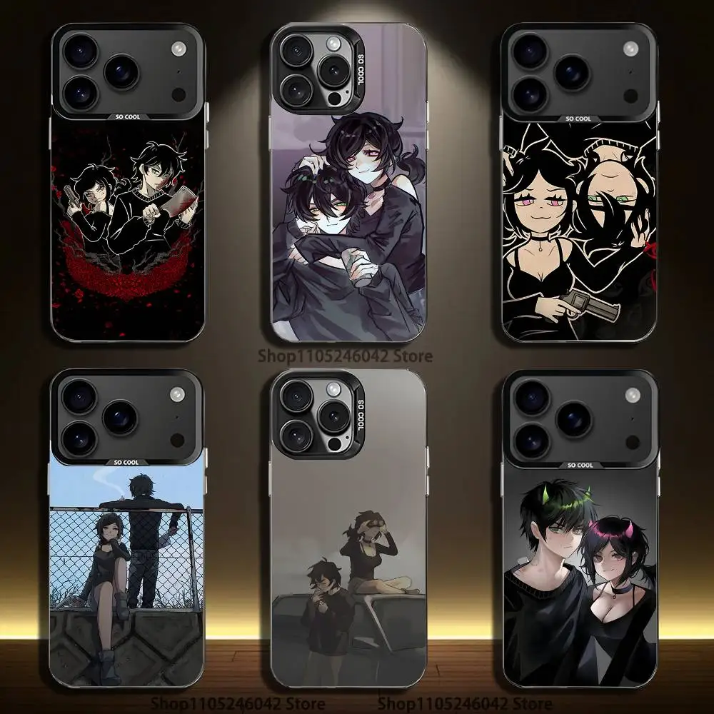 Игра The Coffin of Andy LeyLey для Black Candy Matte Cover iPhone 17,16,15,14,13,12,11, Mini,Pro,E,SE4,XS,MAX