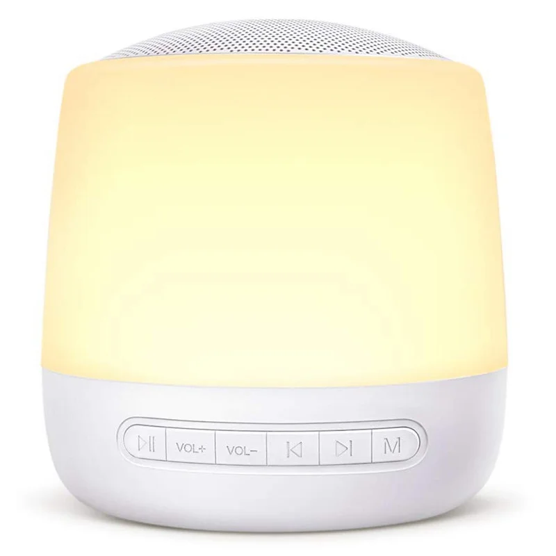 AB21-Baby Sound Machine White Noise Machine with Night Light 28 Soothing Sounds 32 Volume Levels Timer & Memory Function Night