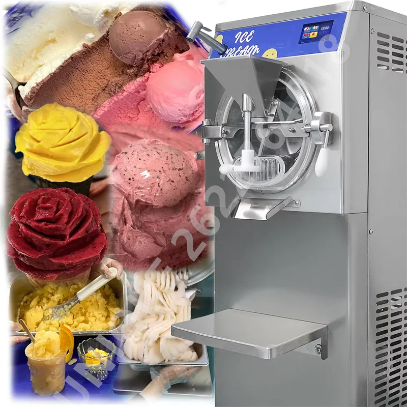 Adjustable Speed 48L/H Multifunctional Ice Cream Equipment Commercial Gelato Hard Serve Ice Cream Making Machine