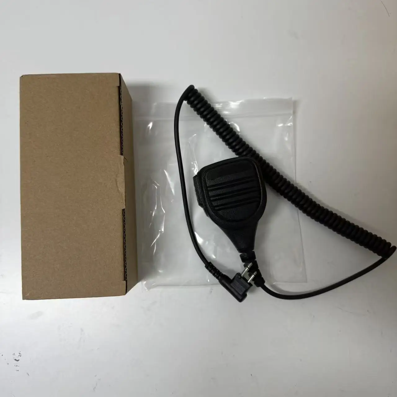 يده المتكلم هيئة التصنيع العسكري 3.5 مللي متر سماعة جاك المتكلم هيئة التصنيع العسكري اسلكية تخاطب راديو اليد ميكروفون مع مشبك حزام الصلب ميكروفون اليد