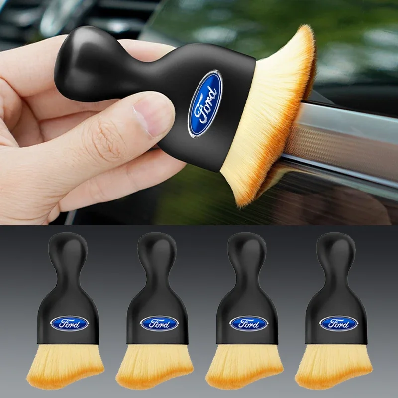 Automotive Interior Cleaning Soft Brush Dust Removal Cleaning Tool For Ford Mondeo Focus Mk2 Mk3 Mk7 Fiesta Escape Kuga Ecosport