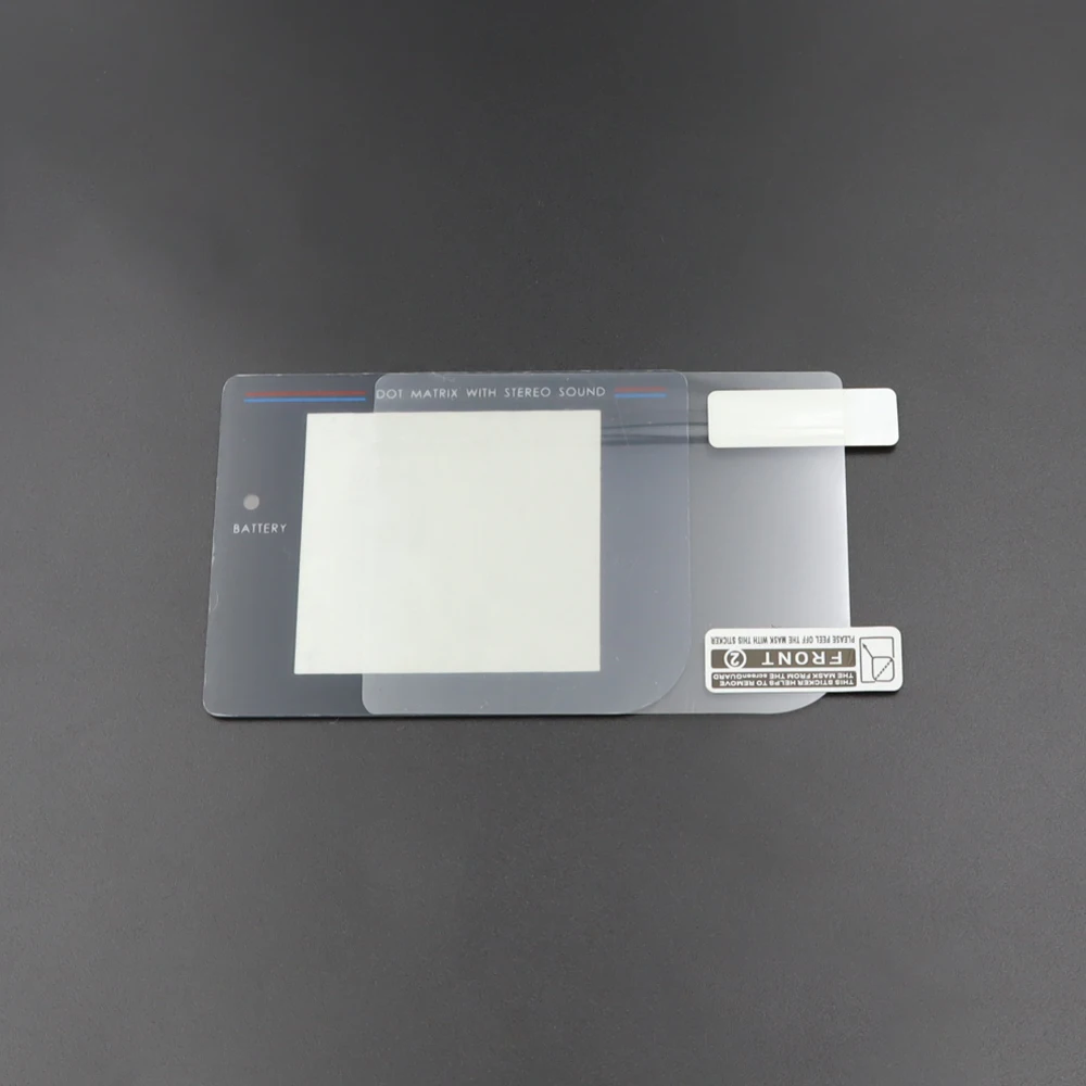 مجموعة واحدة من غطاء عدسة شاشة LCD للوحة غطاء شاشة بلاستيكية GB مع ملحقات استبدال أفلام حامي PET #2