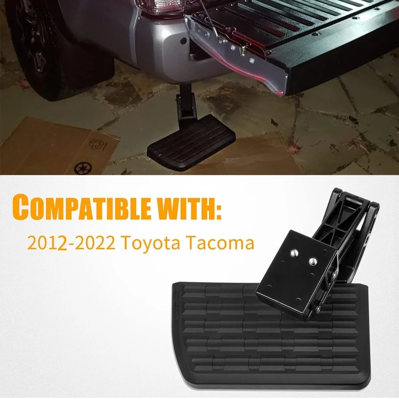 Retractable Truck Tail Gate Bed Step Car Modified Rear Bed Pedal Truck Accessories for Toyota Tacoma 2012-2022