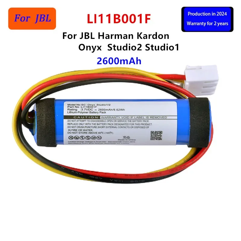 

Original LI11B001F 2600mAh For JBL Harman Kardon Onyx Studio2 Studio1 Bluetooth Wireless Speaker Replacement Battery