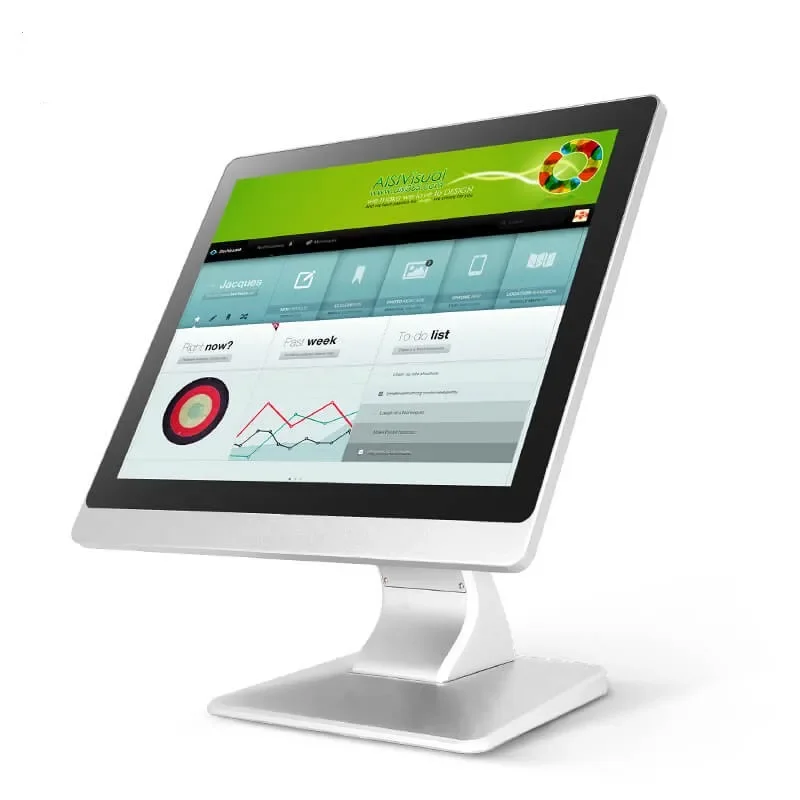 2026 15 Inch 10mm Bezel Desktop Touch Screen Computer Android ARM RK3568 RK3399 RK3576 RK3588 RK3288 All in One Industrial Panel